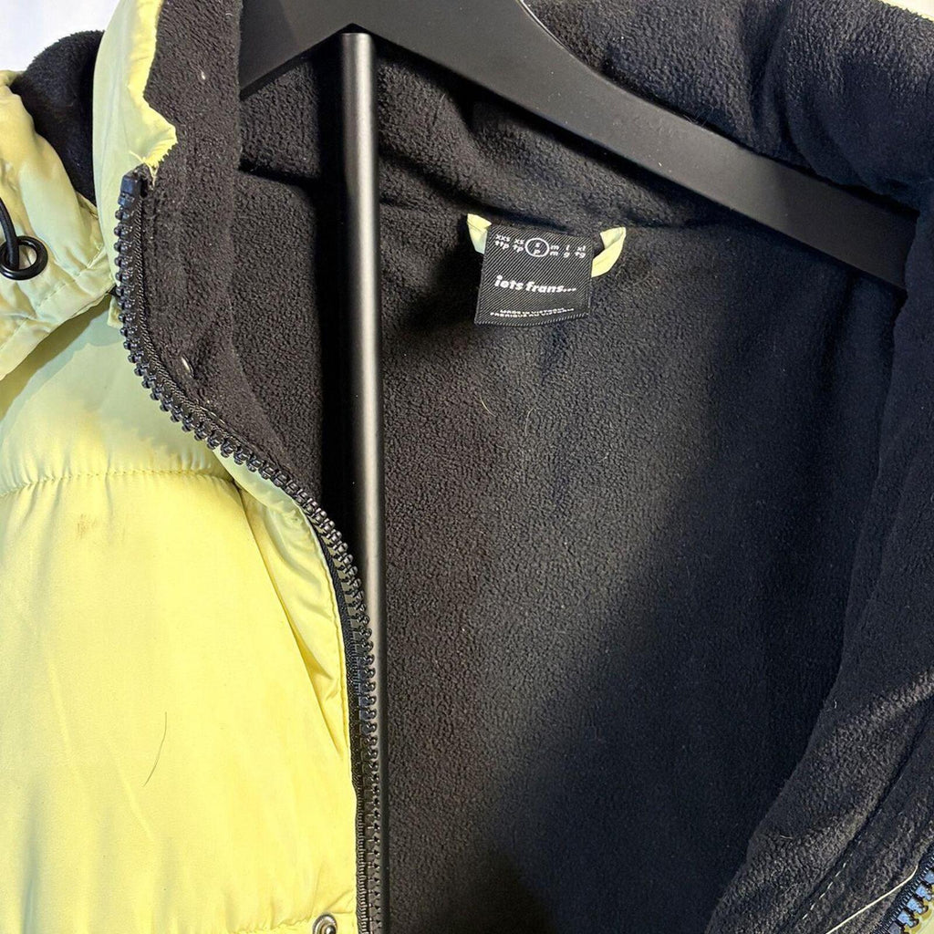 iets frans Lime Hooded Puffer Jacket
