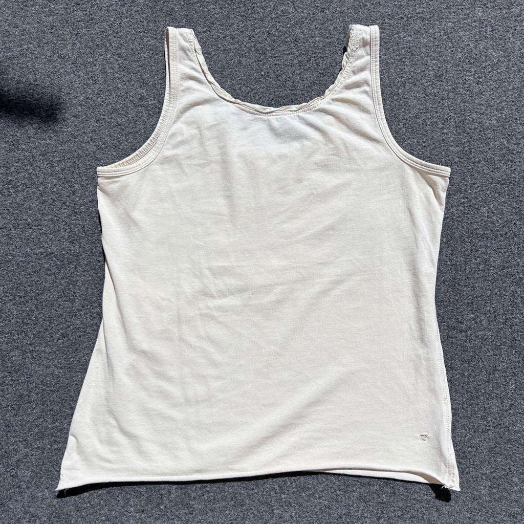 Eddie Bauer Women's Cream Sleeveless Tank Top Size XS