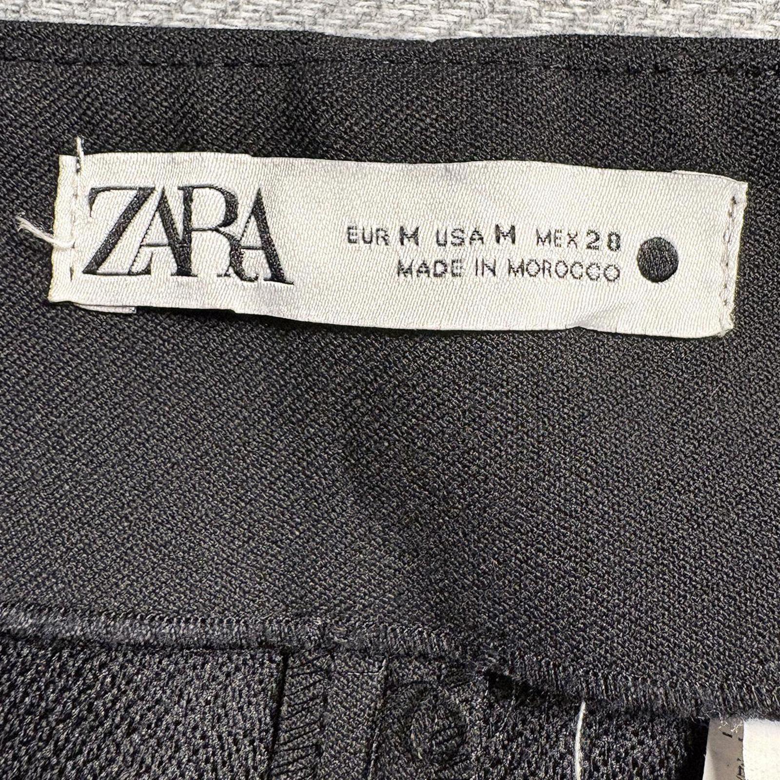 Zara Black A-Line Mini Skirt, Size M