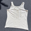 Eddie Bauer Women's Cream Sleeveless Tank Top Size XS