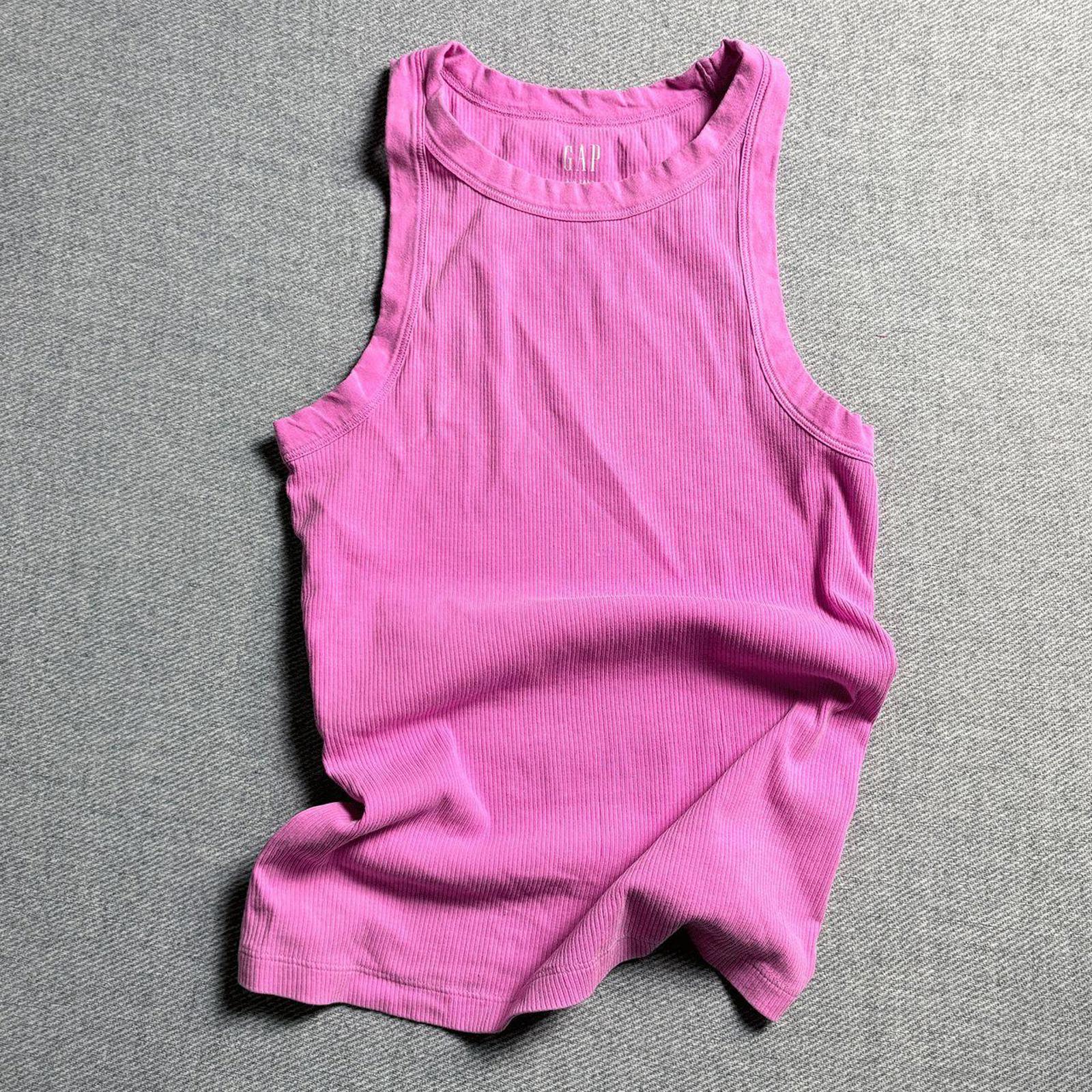 GAP Pink Rib Tank Top XS