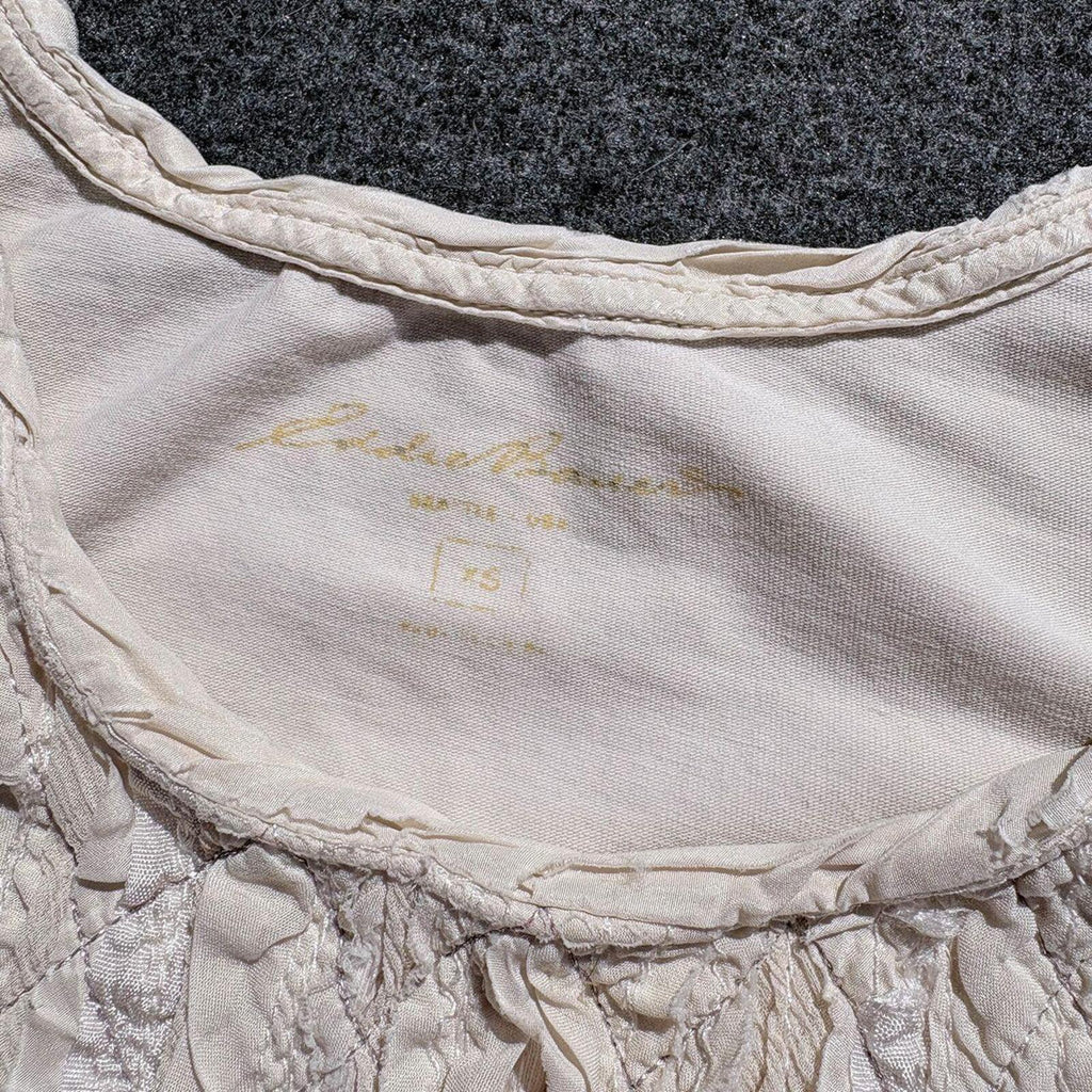 Eddie Bauer Women's Cream Sleeveless Tank Top Size XS