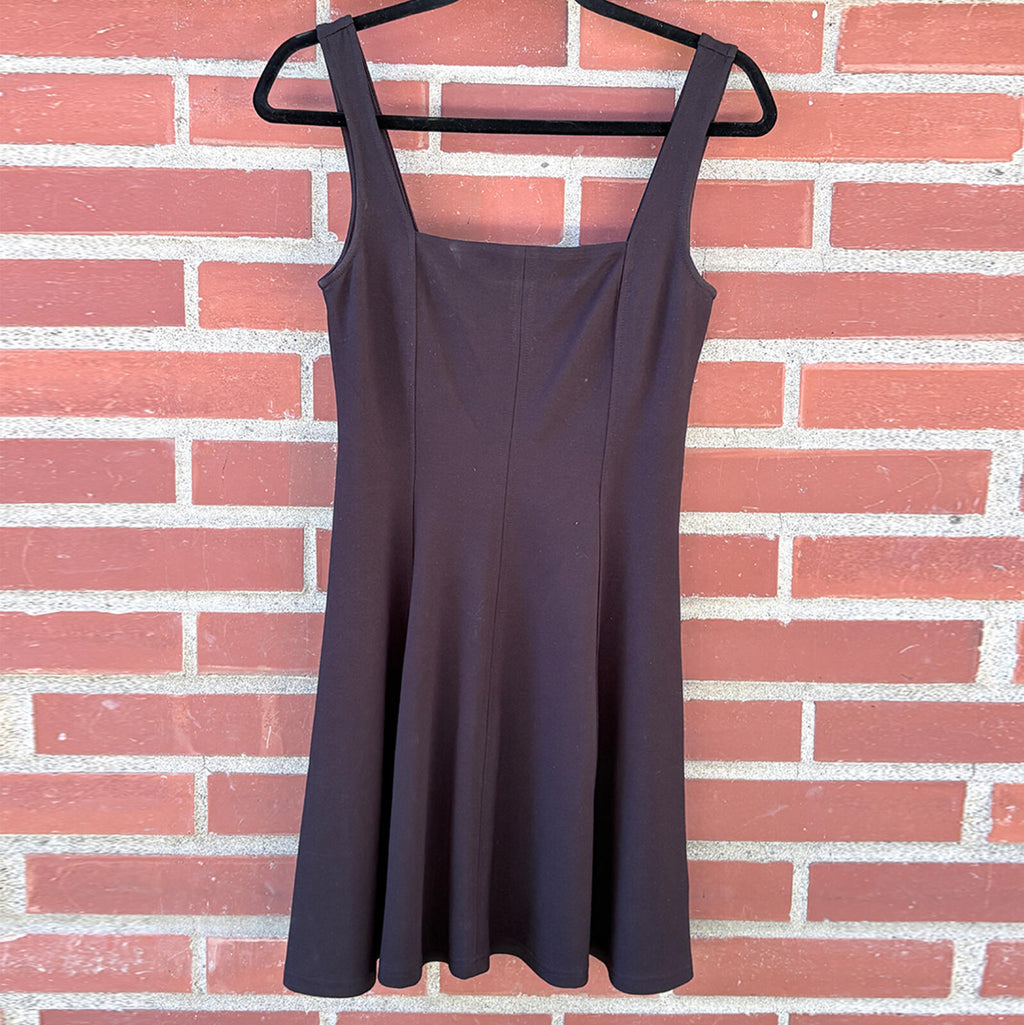 Women's Black Sleeveless Flared Dress Size S
