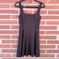Women's Black Sleeveless Flared Dress Size S