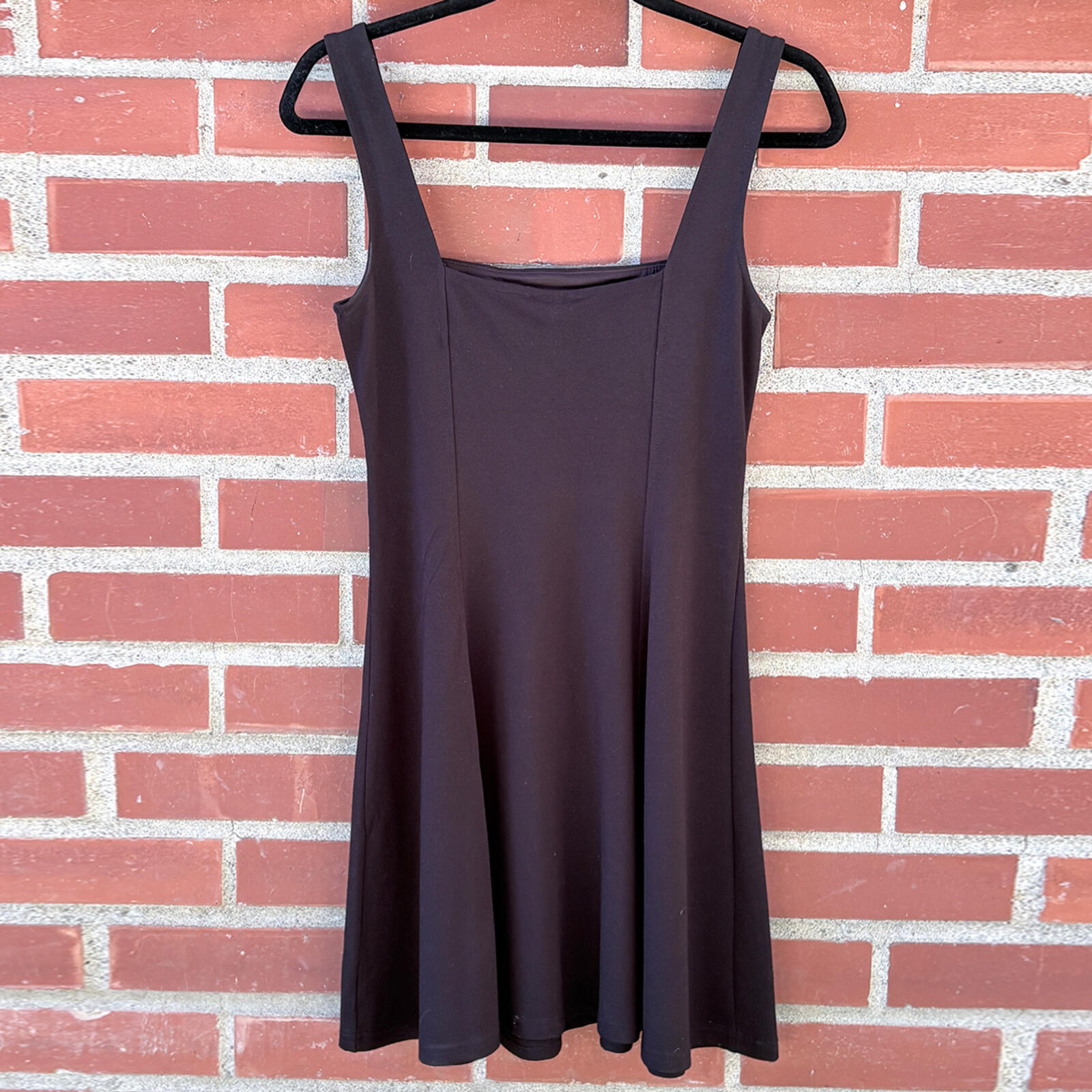 Women's Black Sleeveless Flared Dress Size S