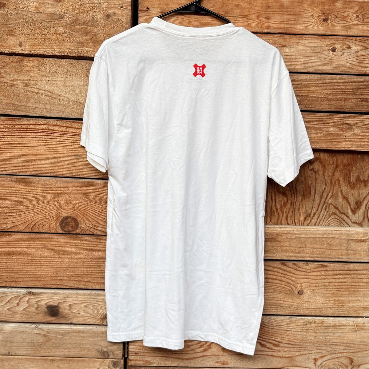 Bending White Graphic T-Shirt | L