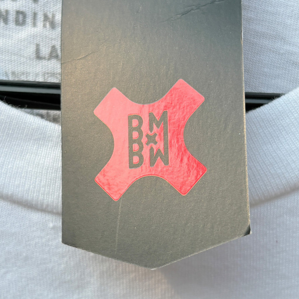 Bending White Graphic T-Shirt | L