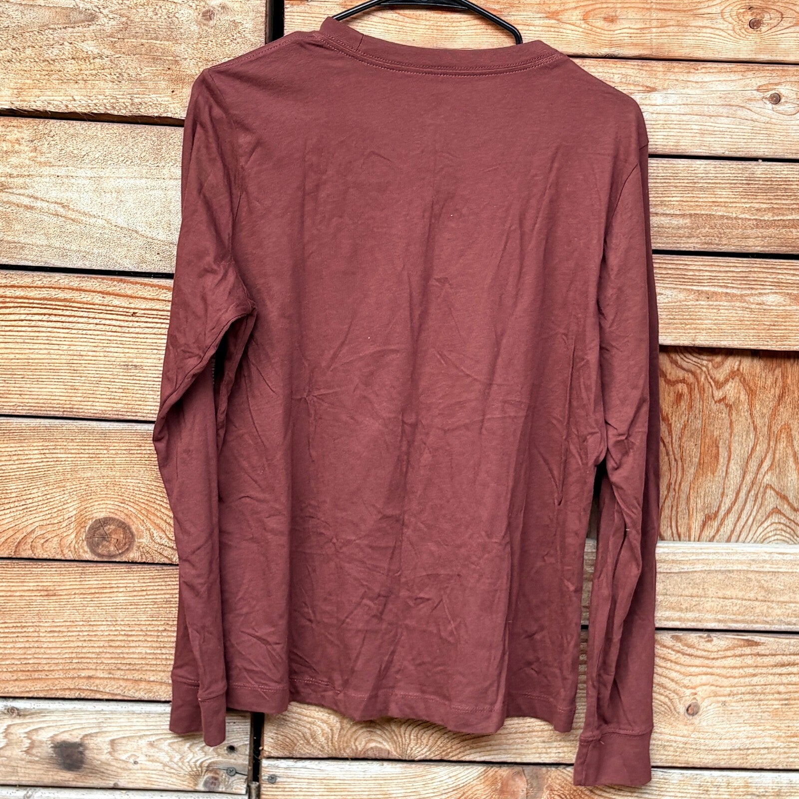 Nike The Nike Tee Maroon Long Sleeve Shirt | L