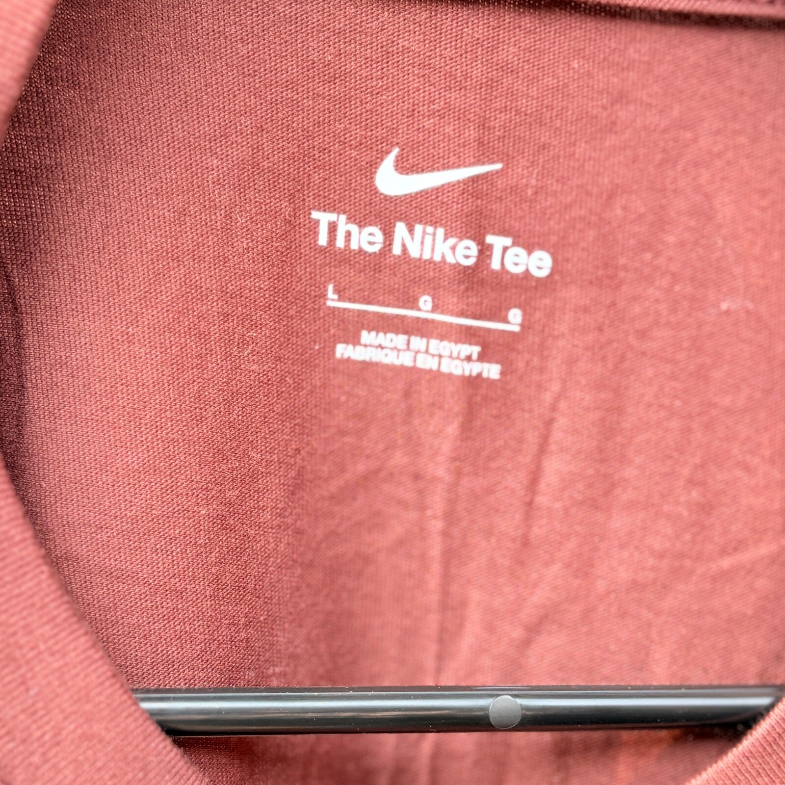 Nike The Nike Tee Maroon Long Sleeve Shirt | L