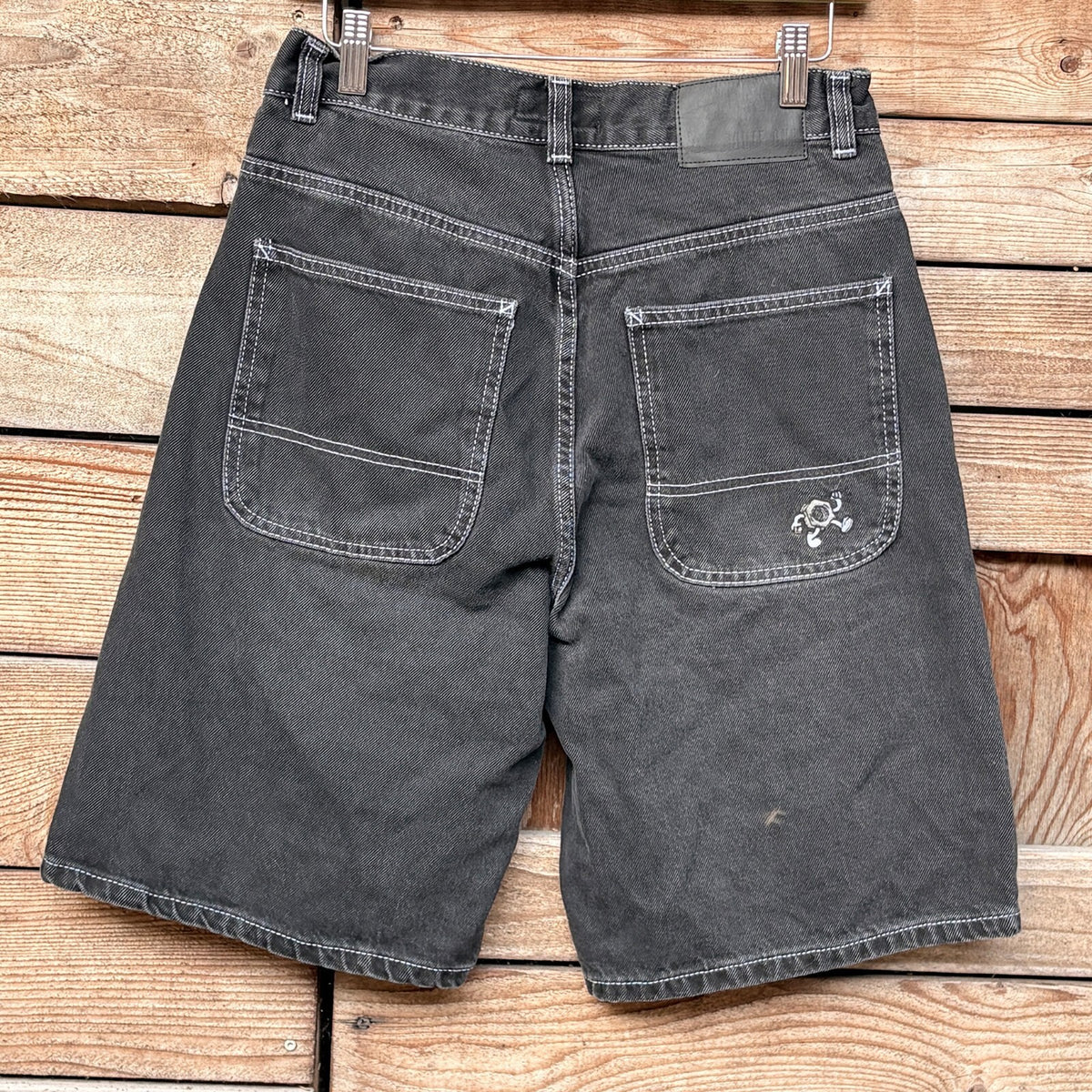 Route One Black Denim Bermuda Shorts | 28