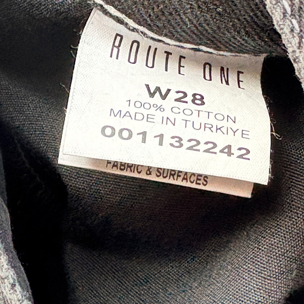 Route One Black Denim Bermuda Shorts | 28