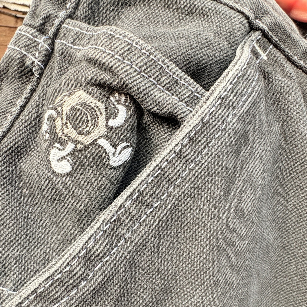 Route One Black Denim Bermuda Shorts | 28