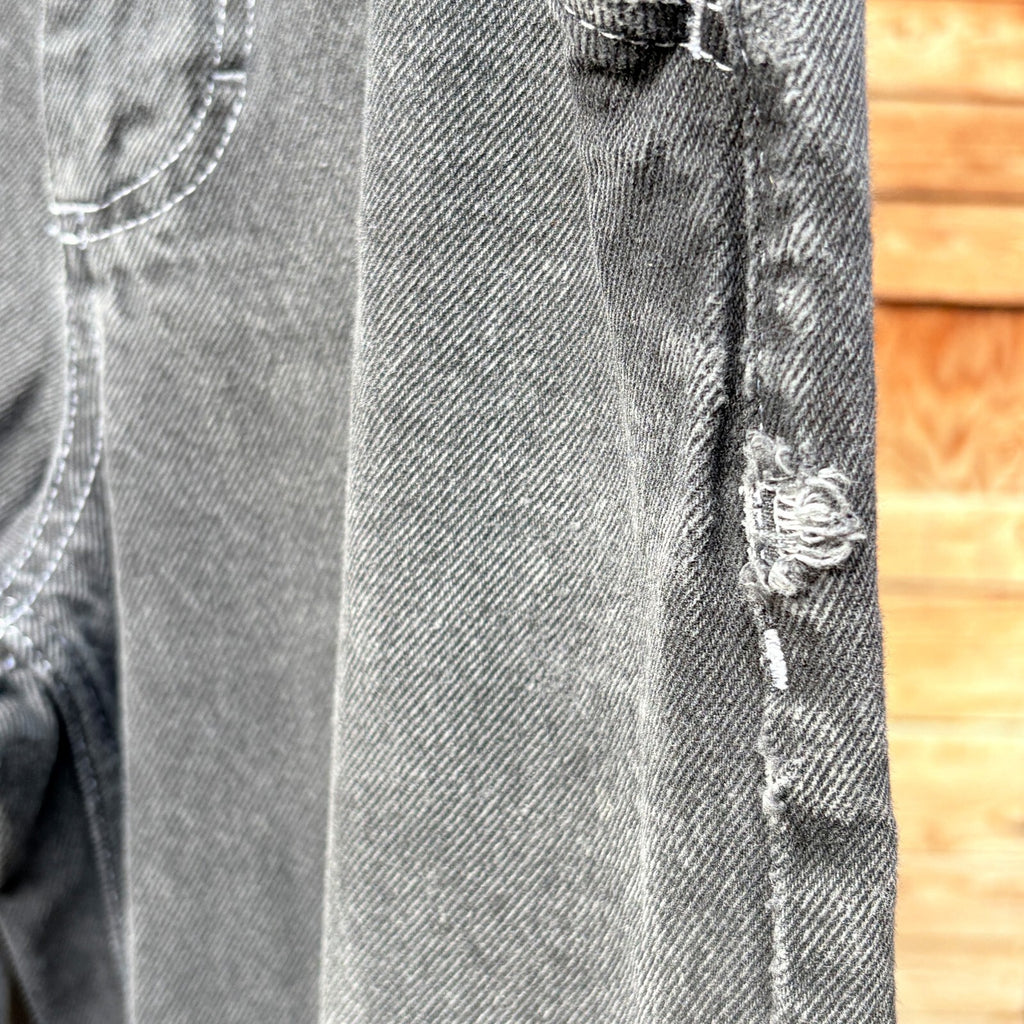 Route One Washed Black Spider Web Jeans | 26