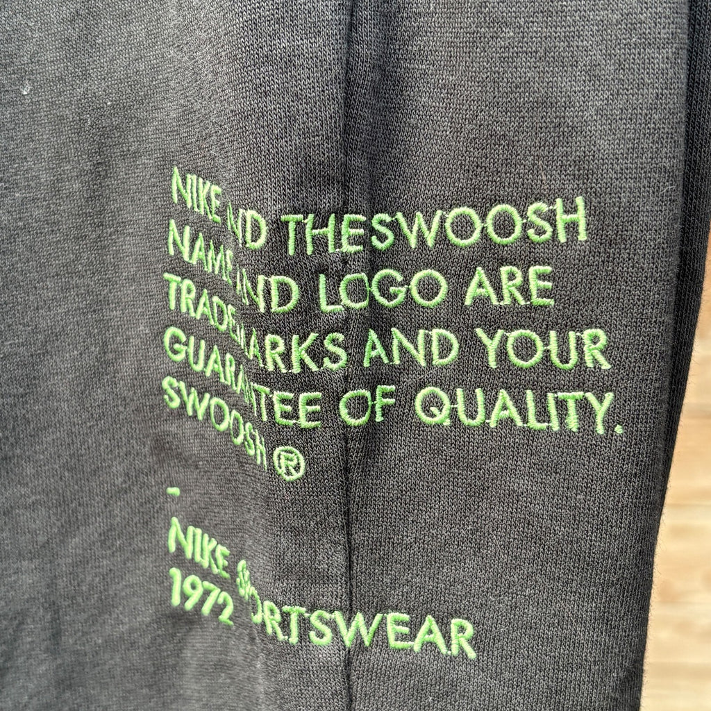 Nike Black Swoosh Jogger Sweatpants | M