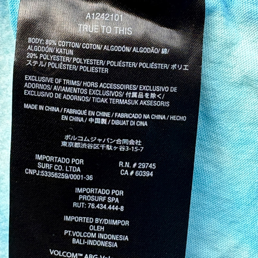 Volcom Blue Tie-Dye Jogger Sweatpants | S