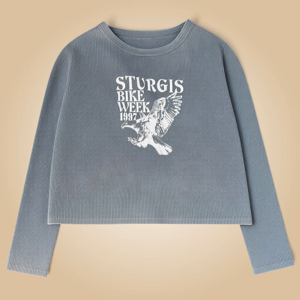 Sturgis Bike Week 1997 Graphic Crop Top | S