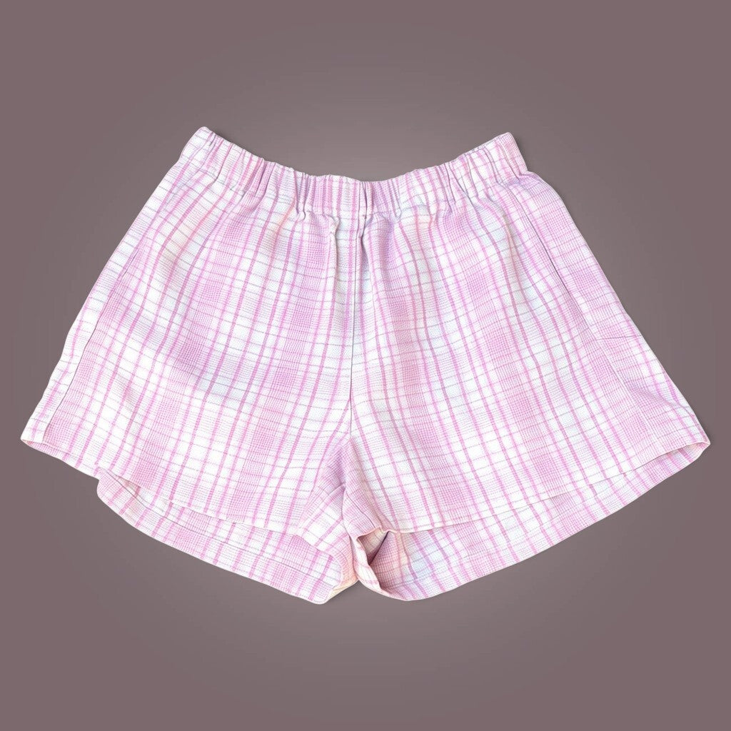 Brandy Melville Pink Plaid Shorts | OS
