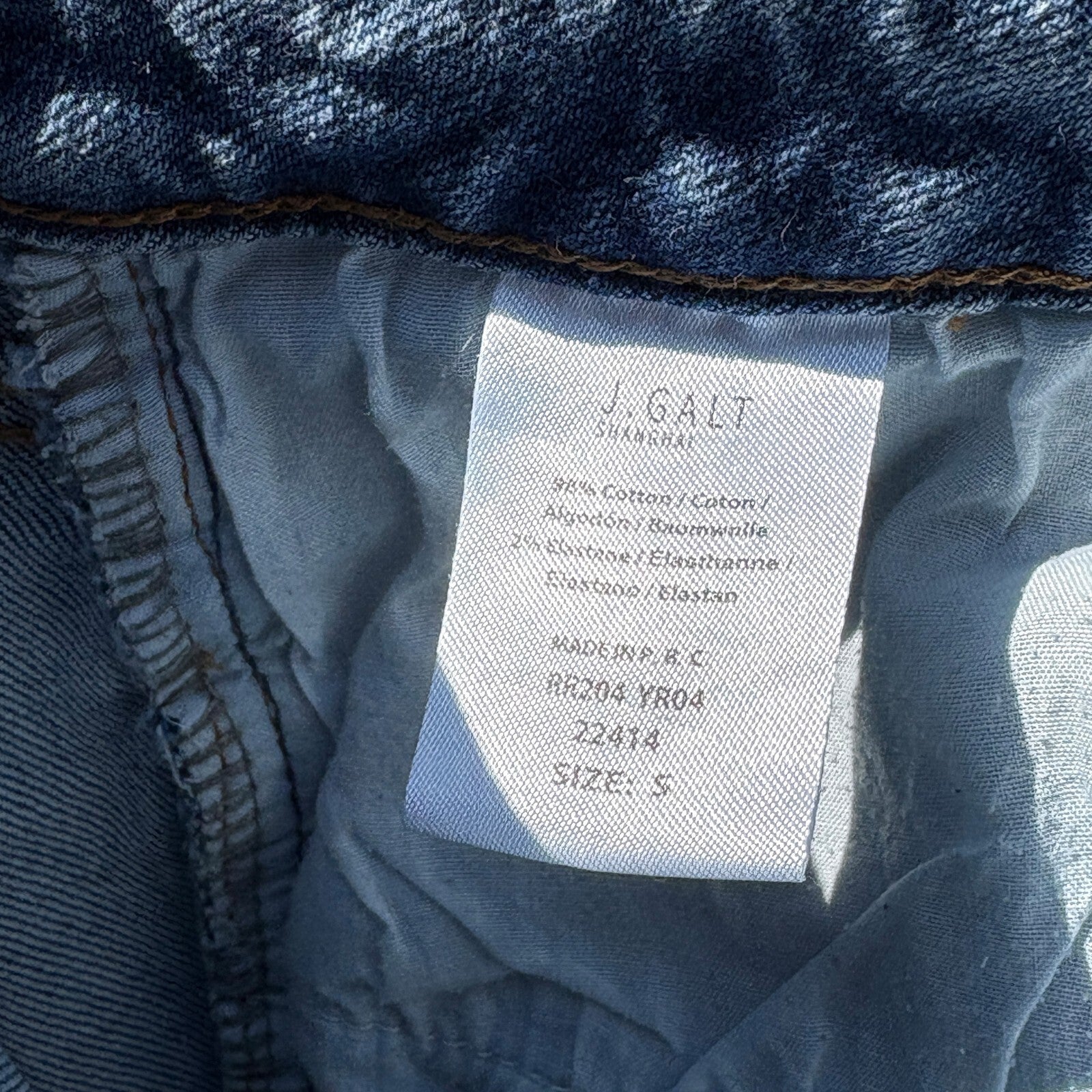 J.Galt Light Wash Bootcut Jeans | S