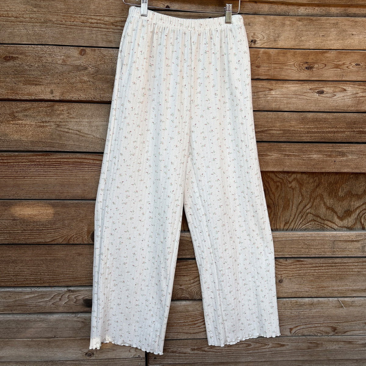 Dazy White Floral Lounge Pants | S