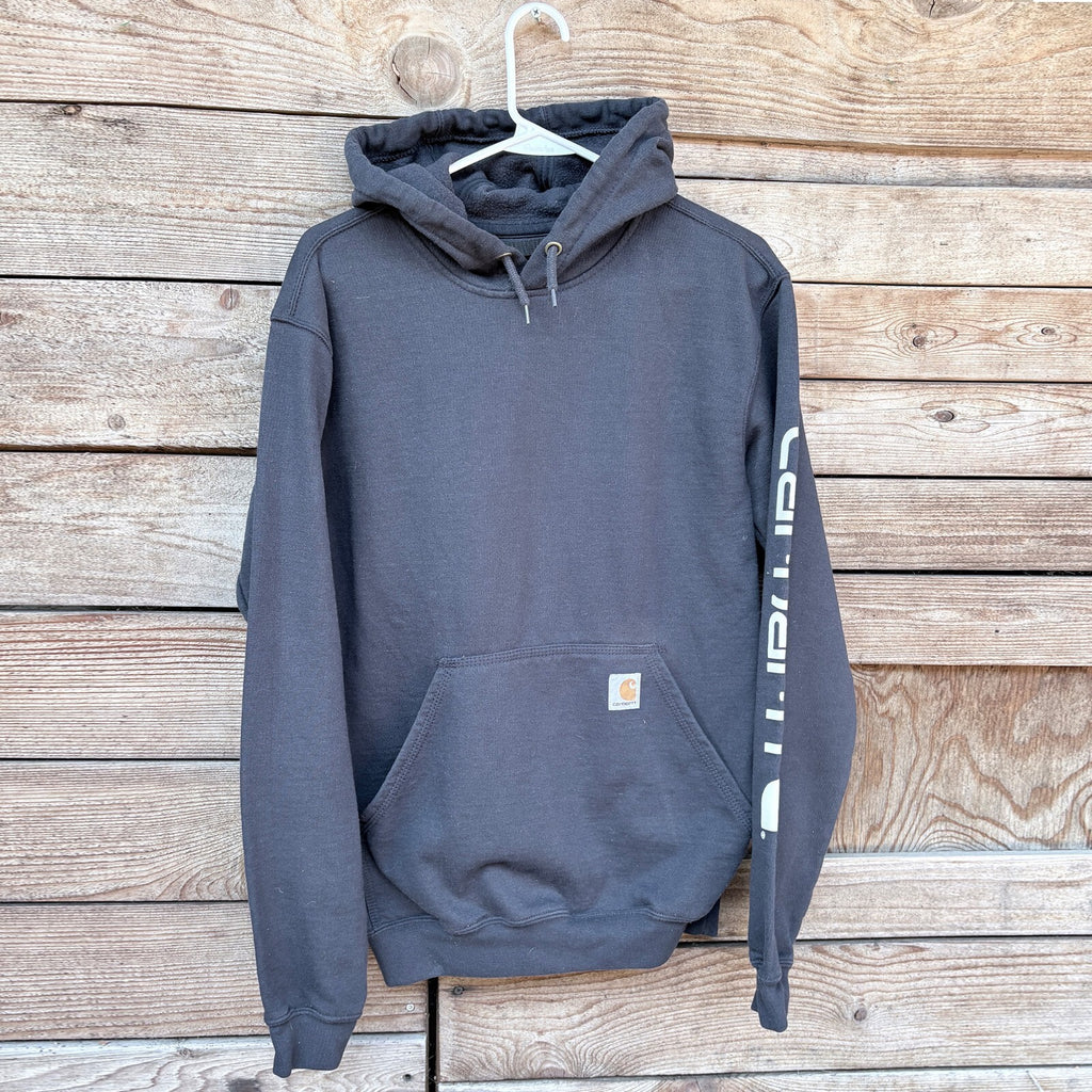 Carhartt loose fit blue hoodie