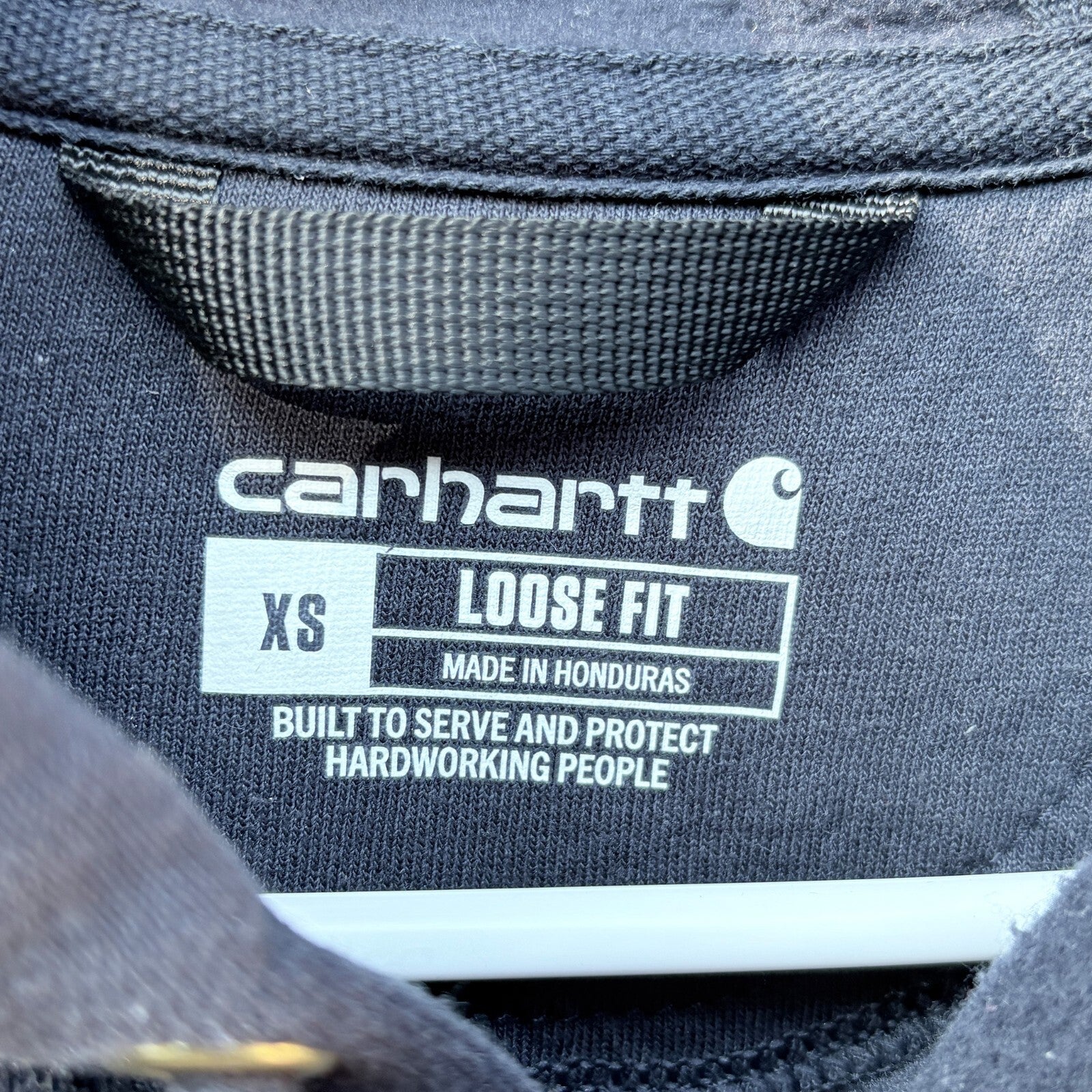 Carhartt loose fit blue hoodie