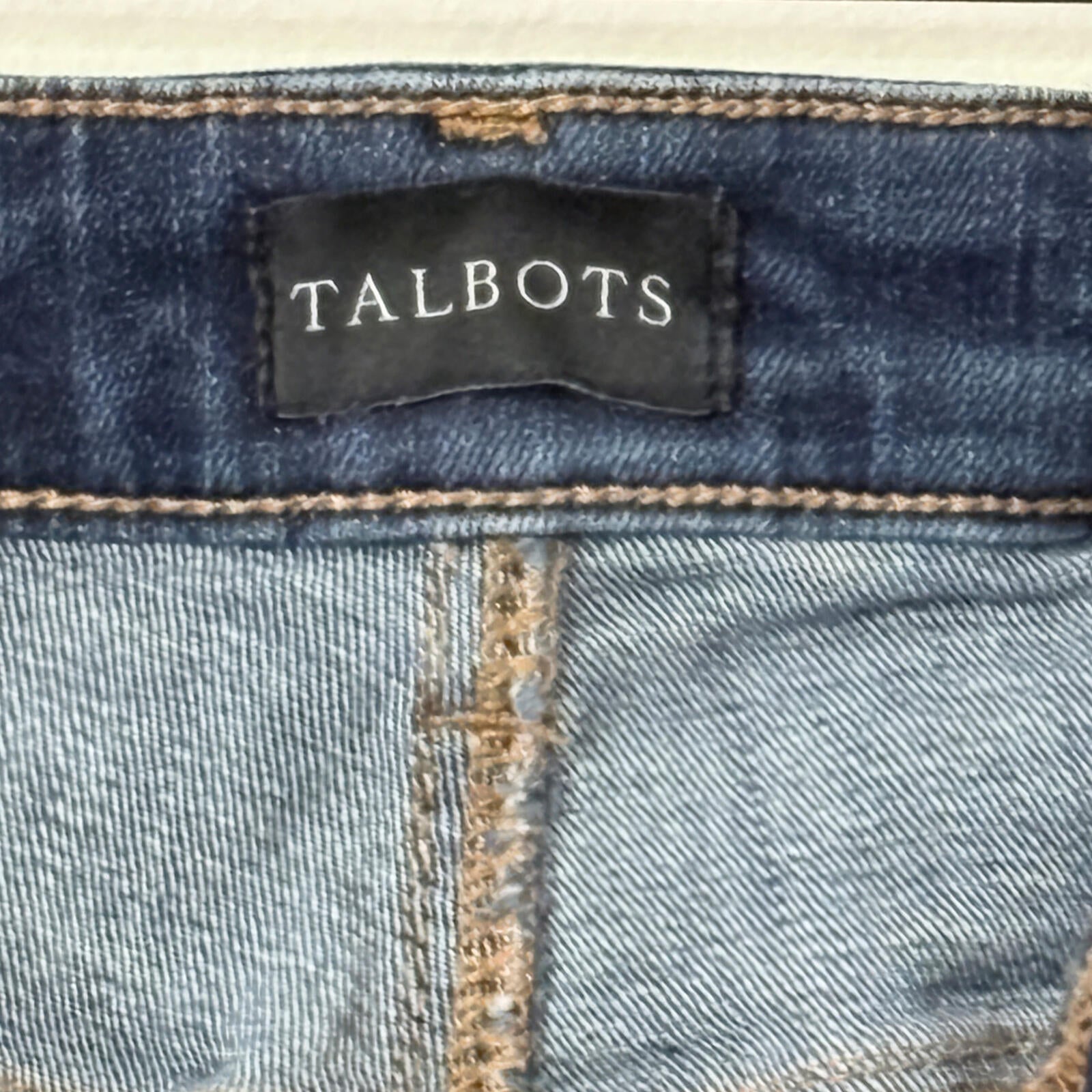 Talbots Classic Straight-Cut Denim Jeans, size 8