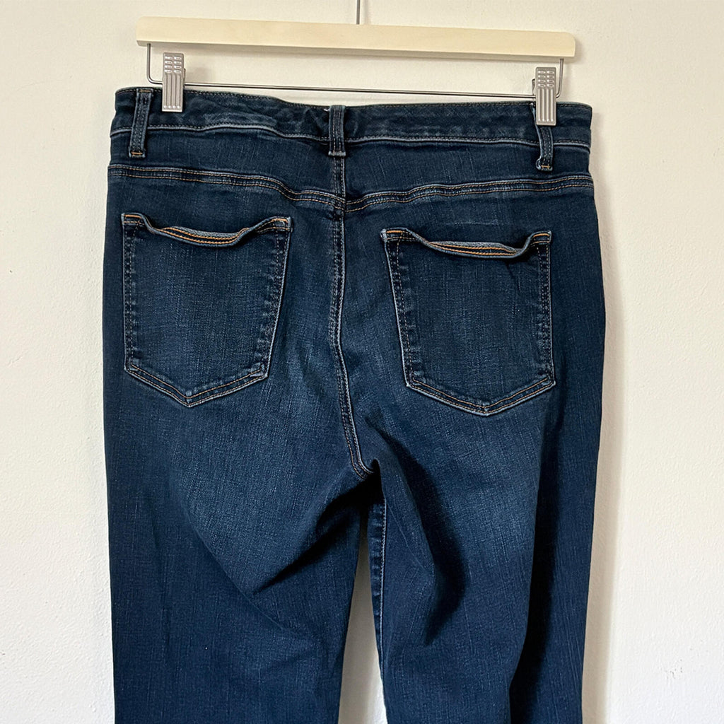 Talbots Classic Straight-Cut Denim Jeans, size 8