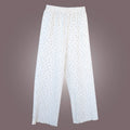 Dazy White Floral Lounge Pants | S