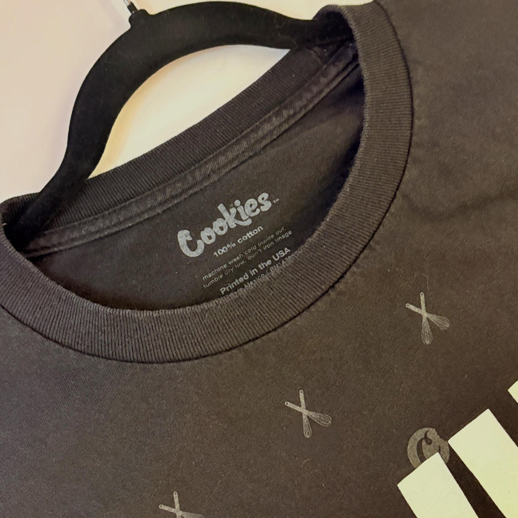 Cookies Black Long Sleeve “Wiz Op!” Graphic Tee