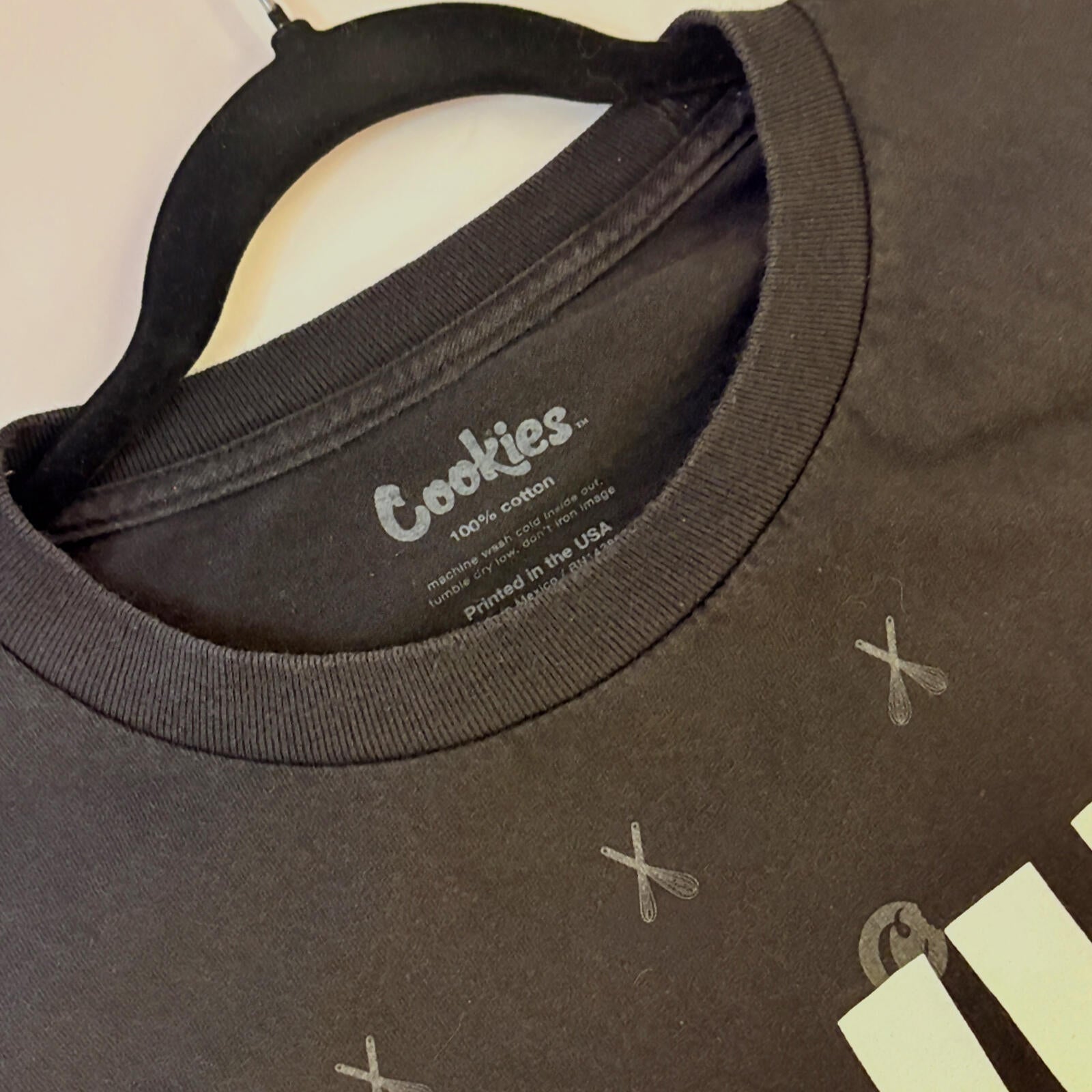 Cookies Black Long Sleeve “Wiz Op!” Graphic Tee