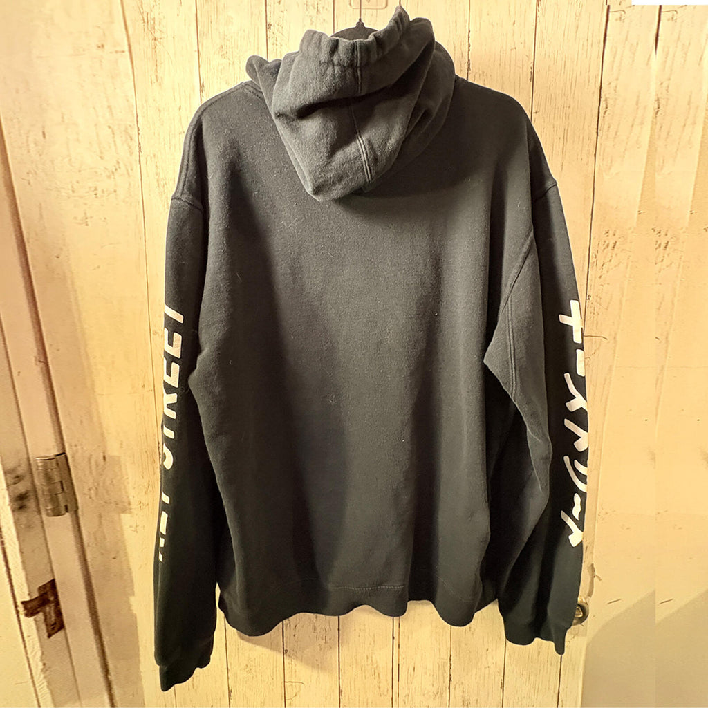 Key Street Black Graphic Hoodie