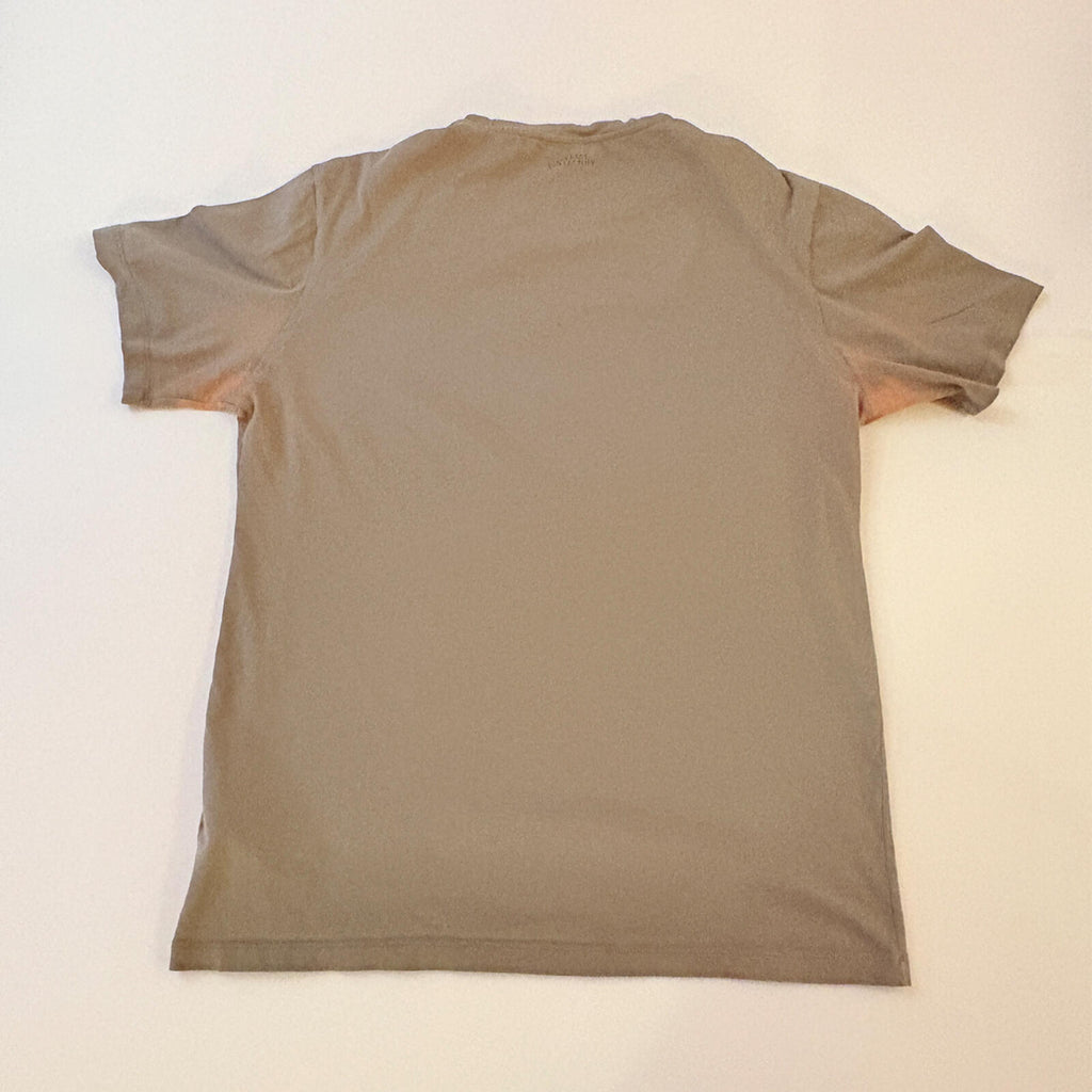 Versace Collection Beige Graphic Print T-Shirt