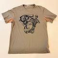 Versace Collection Beige Graphic Print T-Shirt