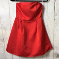 Princess Polly Red Corset Mini Dress Strapless US 4