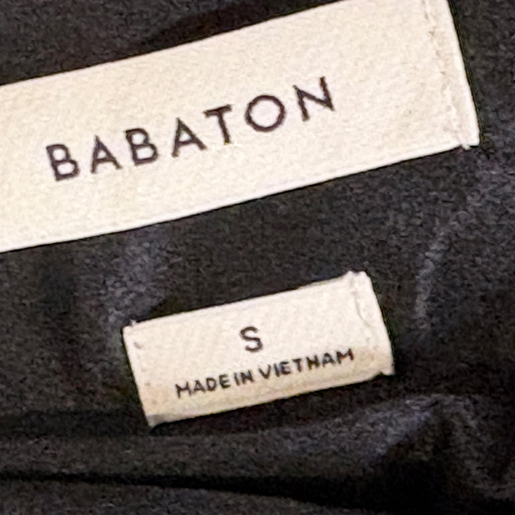 Babaton Black Long Sleeve Square Neck Bodysuit Size Small