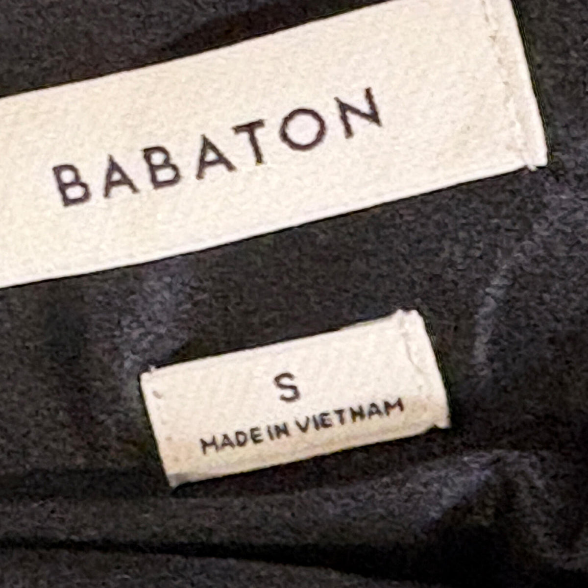 Babaton Black Long Sleeve Square Neck Bodysuit Size Small