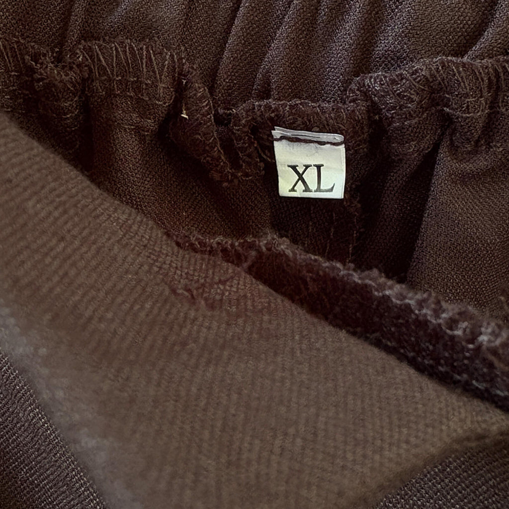 Hooever Black Wide Leg Elastic Waist Pants Size XL
