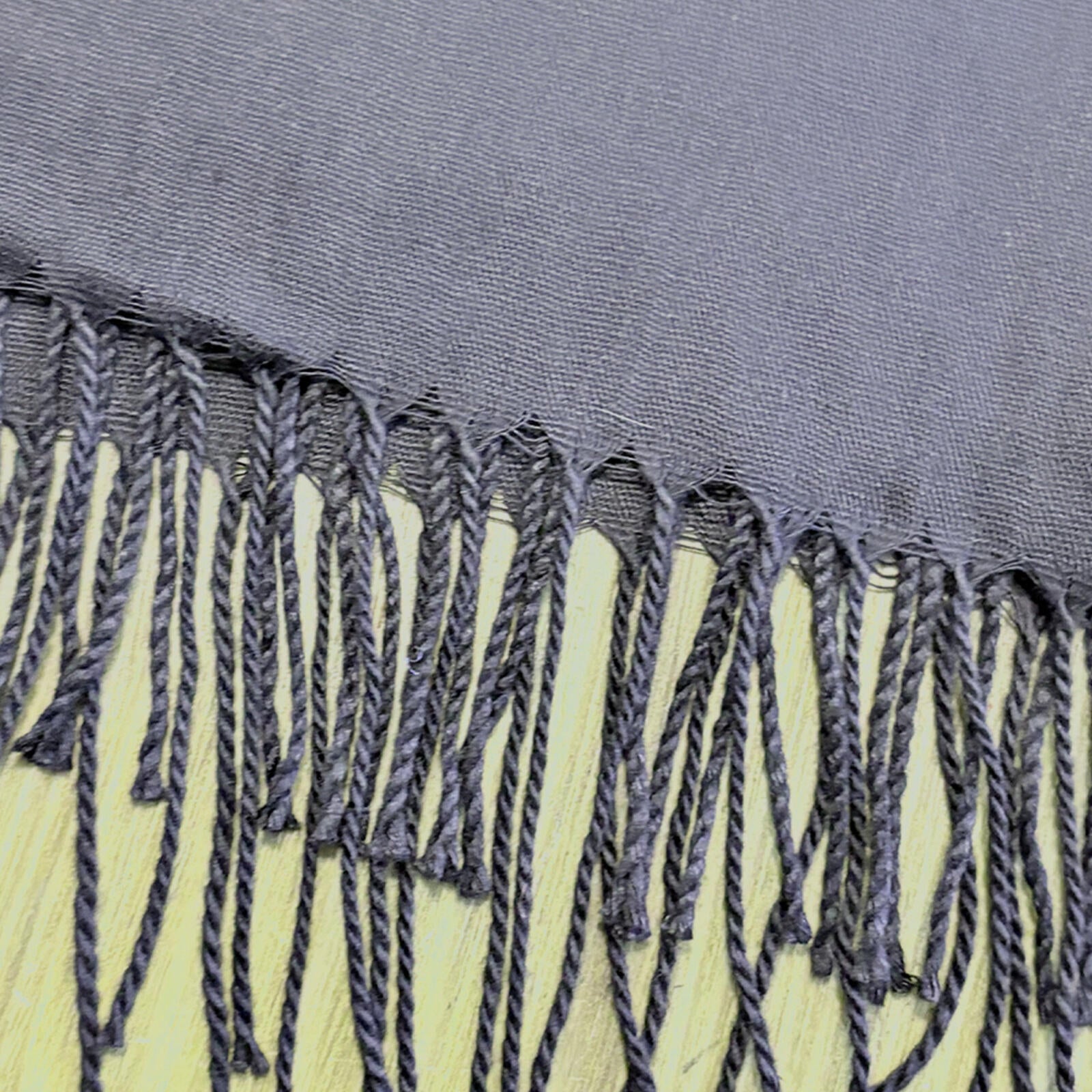 Black Fringe Scarf Wrap Shawl