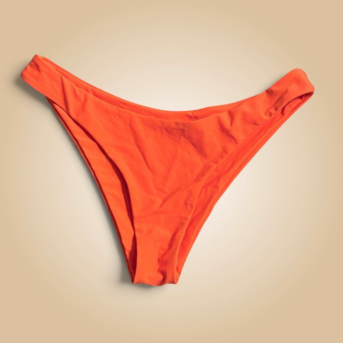 SHEIN Women's Orange Bikini-and-tankini-bottom