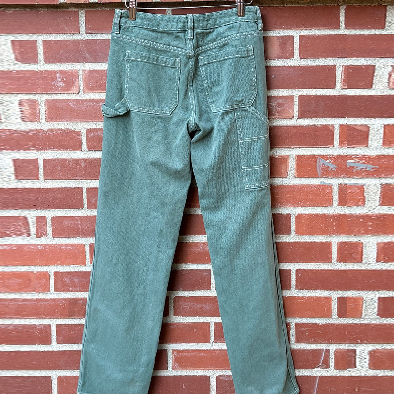 Pacsun Low Rise Carpenter Pants in Sage Green, Size 26