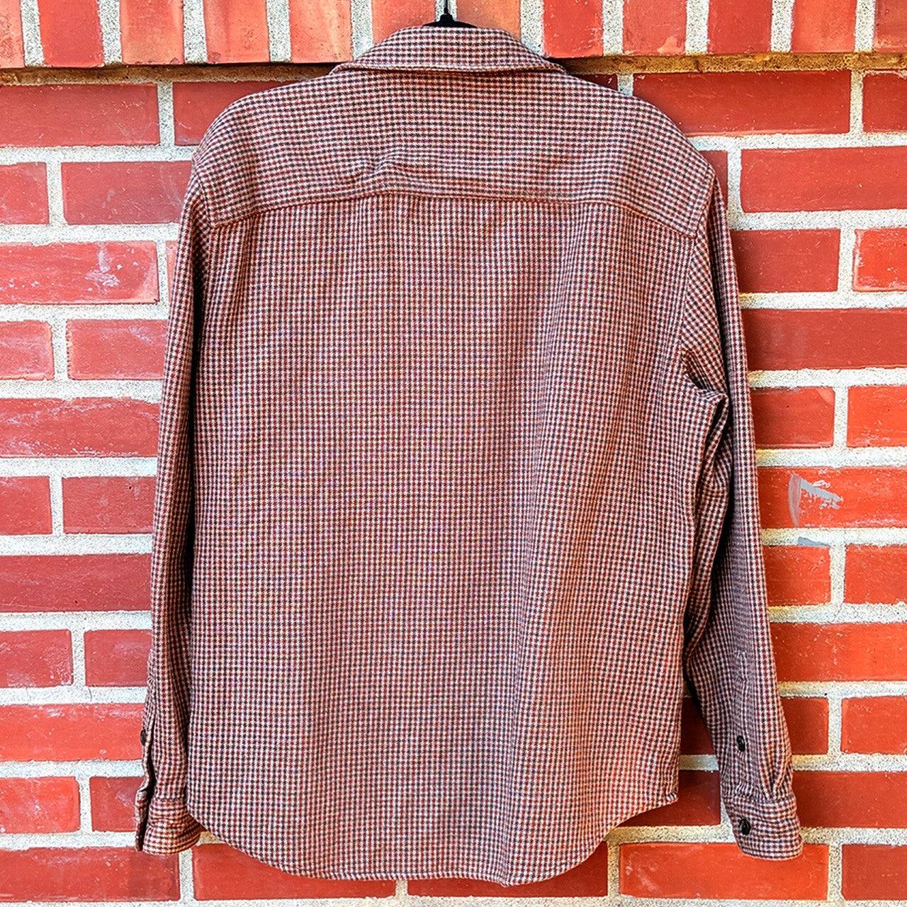 Bonobos Men's Medium Brown Checkered Button-Up Shirt