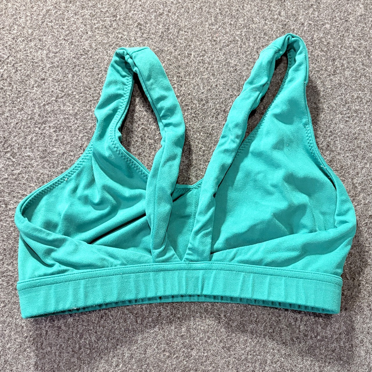 Offline by Aerie Recharge Seamless Sports Bra in Turquoise, Size S/P
