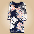 Vince Camuto Floral Sheath | Navy, 8