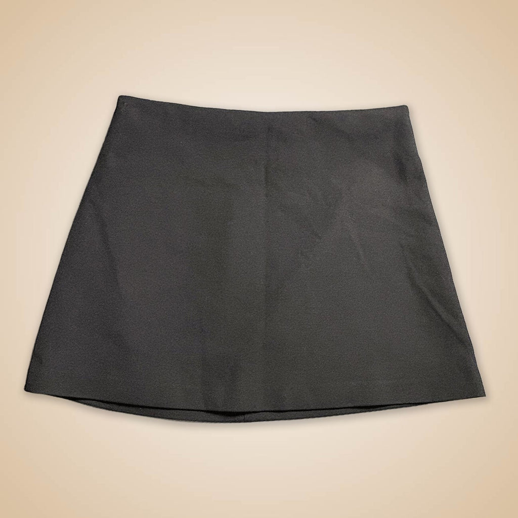 Zara Black A-Line Mini Skirt, Size M