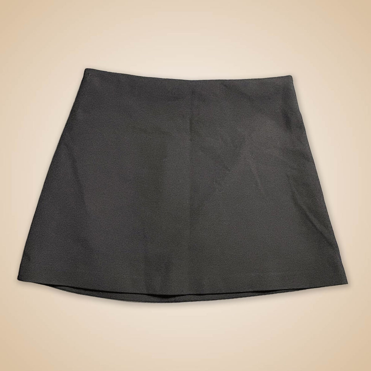Zara Black A-Line Mini Skirt, Size M