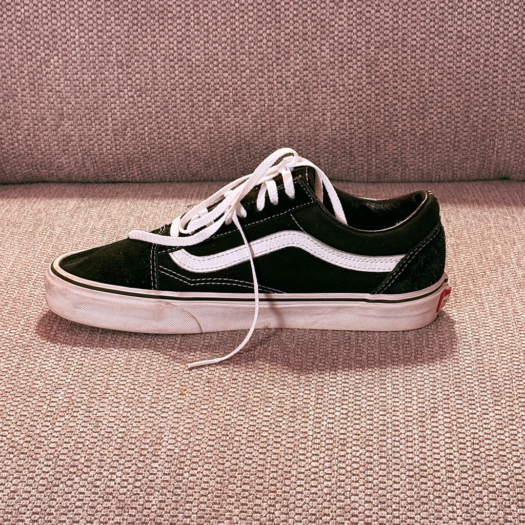 Vans Old Skool Black and White Sneakers Size 7 Men / 8.5 Women
