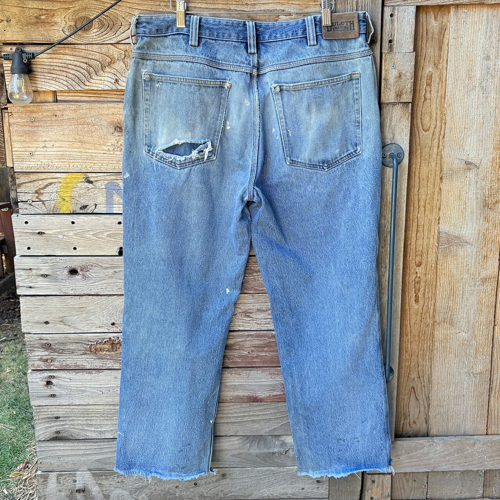 Duluth Trading Co Men's Blue Denim Jeans Size 36x30