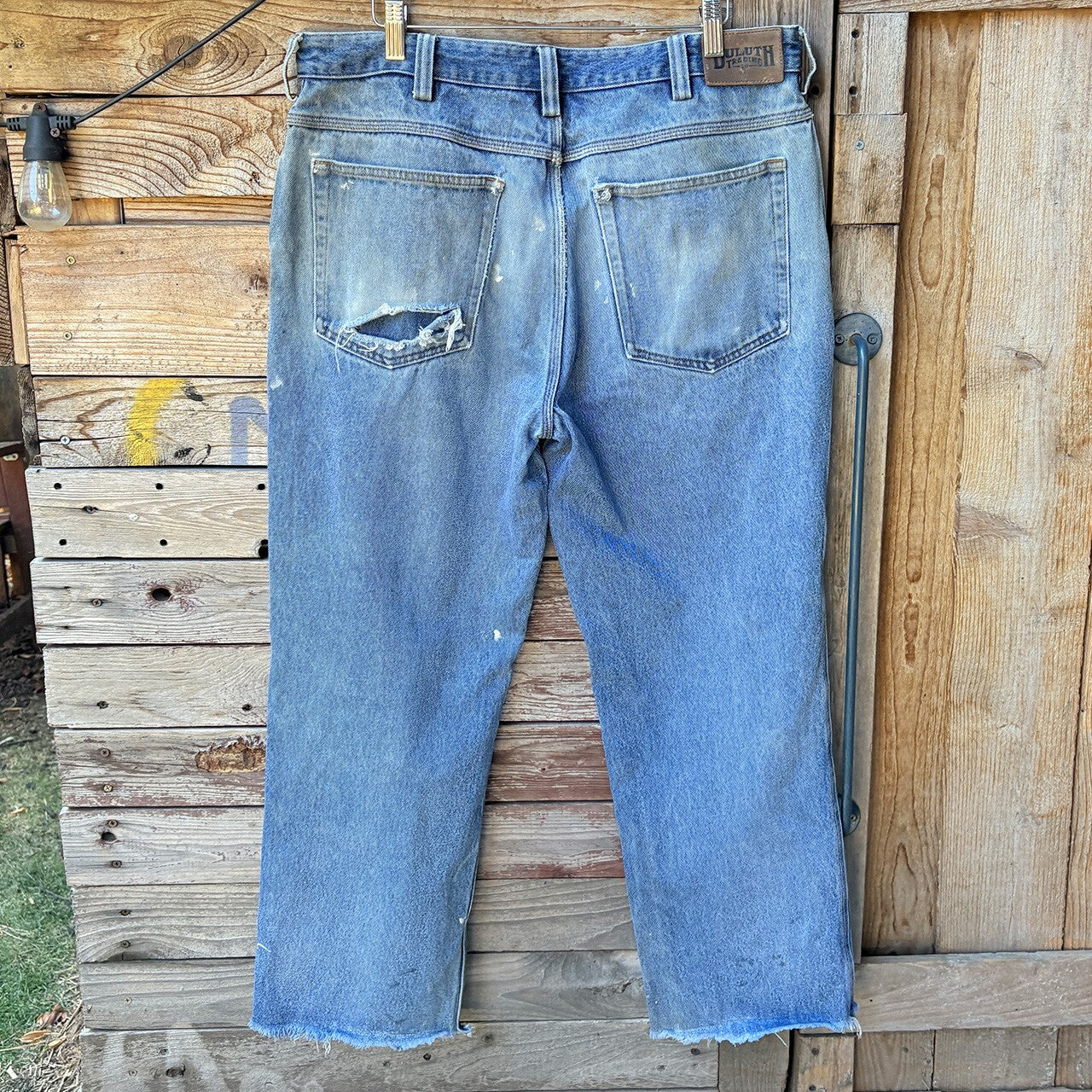 Duluth Trading Co Men's Blue Denim Jeans Size 36x30