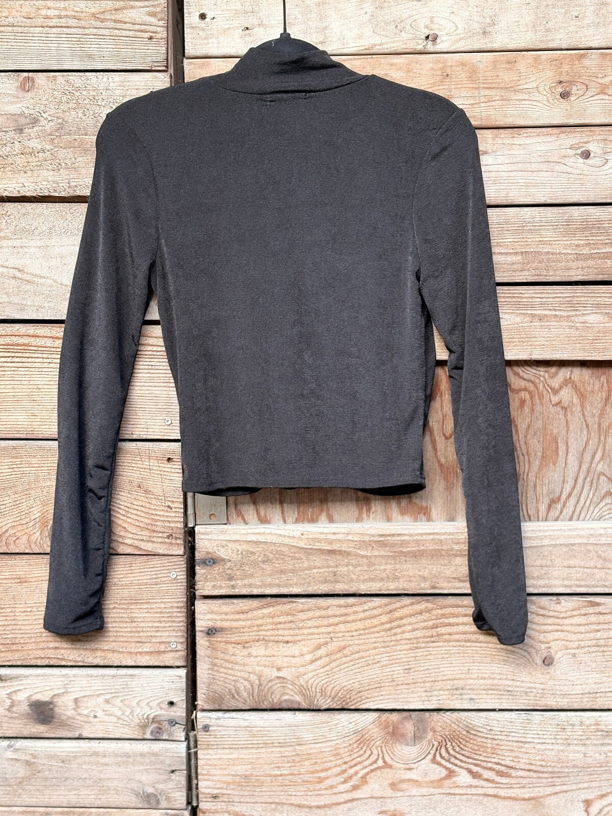 moa moa Long Sleeve Twist Front Top