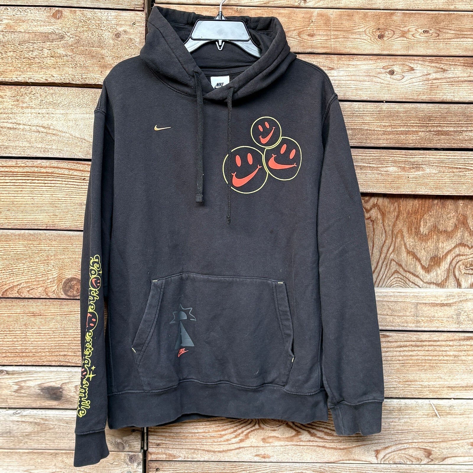 Nike Black Smiley Balloon Hoodie